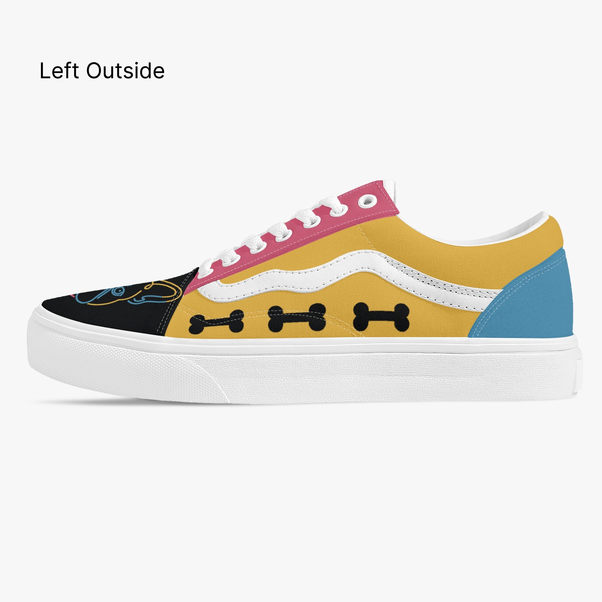 Riley - Trendy Low-Top Canvas Sneakers