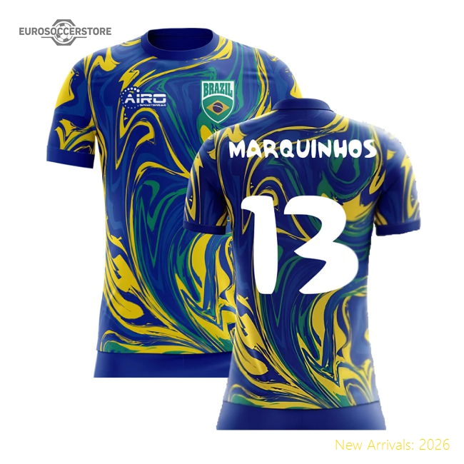 Football Brazil Jersey - Genuine 2025-2026 Edition Vintage