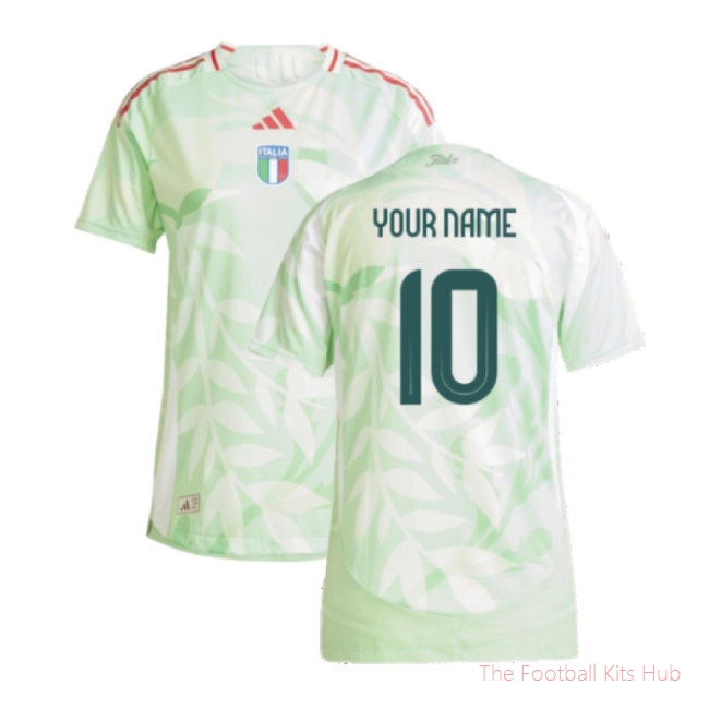 2025-2026 Italy Authentic Away (Womens Team) Shirt (Ladies) (Your Name)