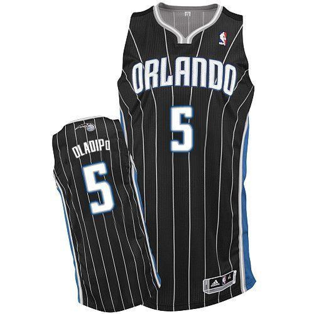 Performance Cost-Effective Men's ORL #5 Victor Black Basketball Jersey