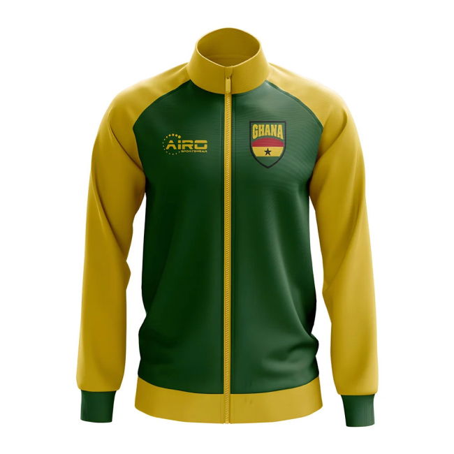 Championship Aero-Dynamic Ghana Concept Football Track Jacket (Green)