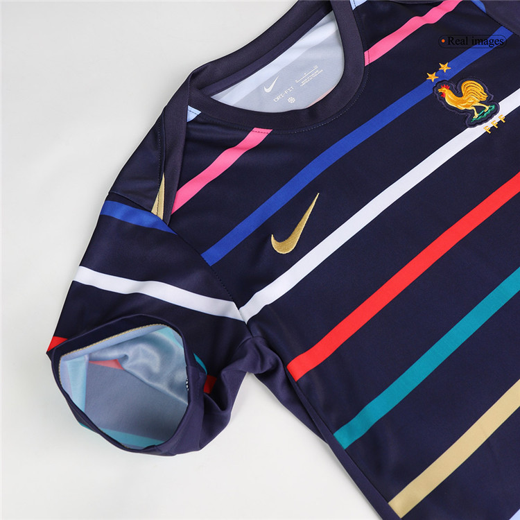 Genuine 2024 France Pre-Match Shirt - Official Replica 6416