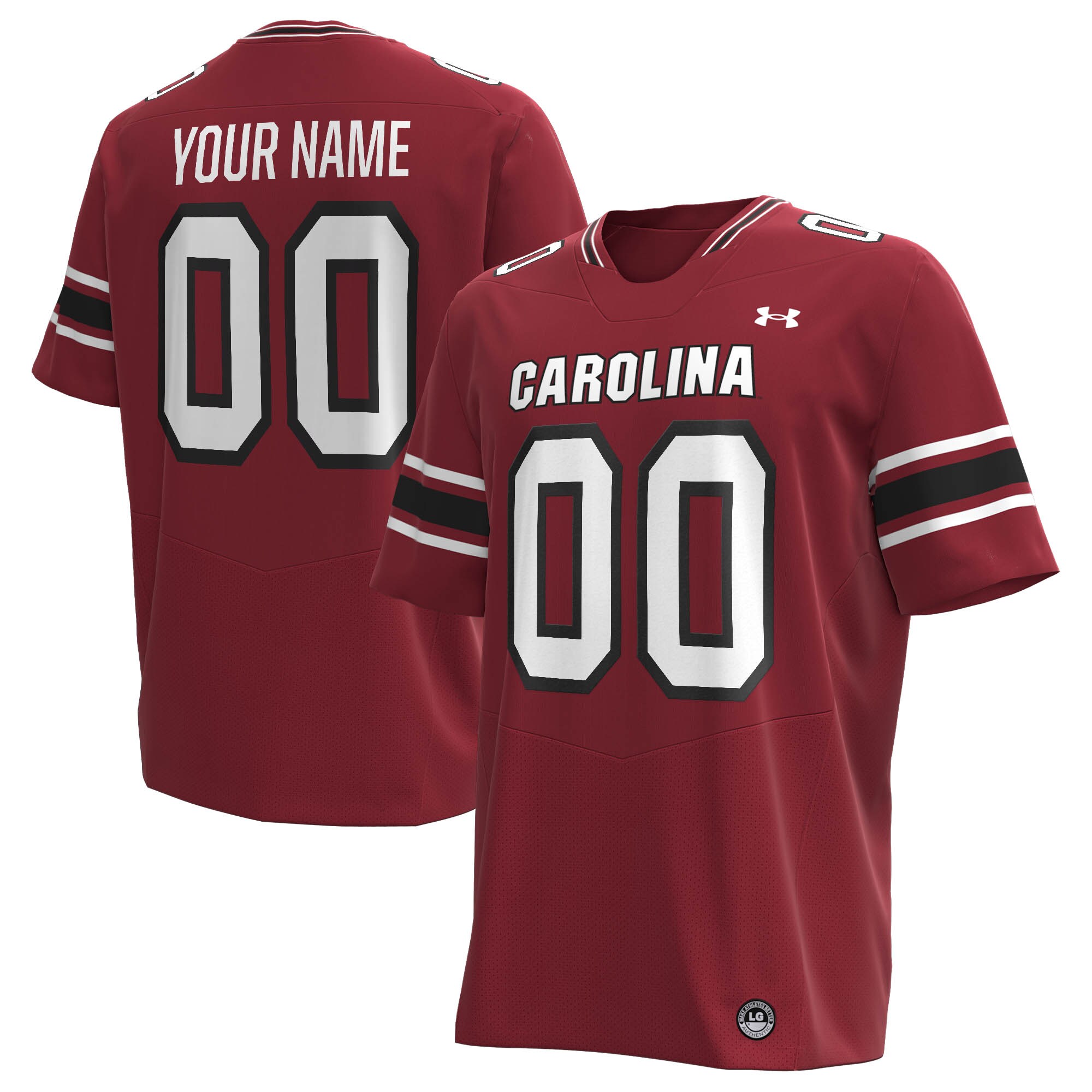 [DDG] South Carolina Gamecocks Custom Replica Football Jersey - Garnet