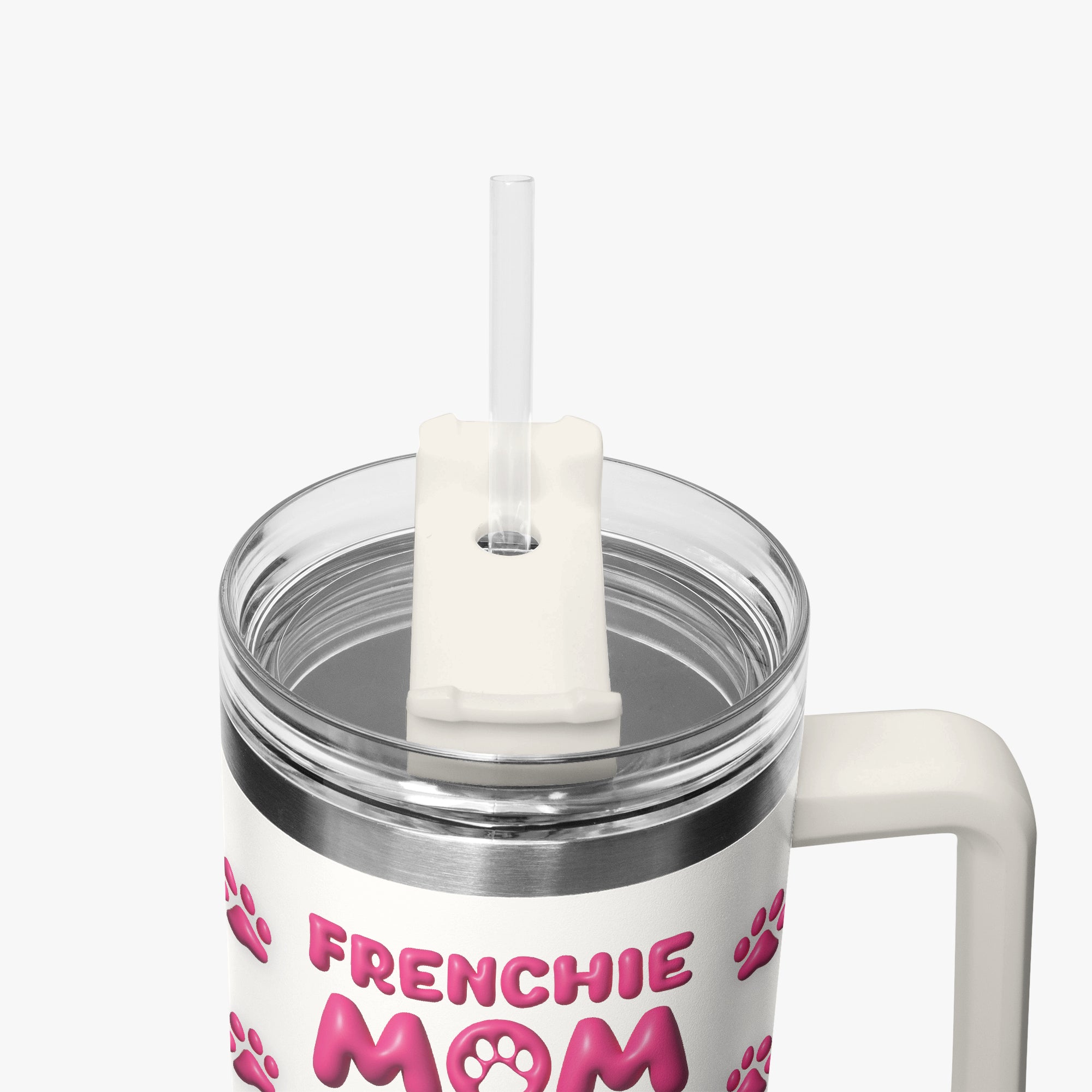 Frenchie MOM - Personalized Car Tumbler Cup