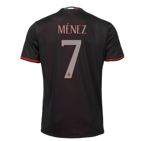 AC Milan Home 201617 MÉNEZ 7 Shirt - Official Replica 9735