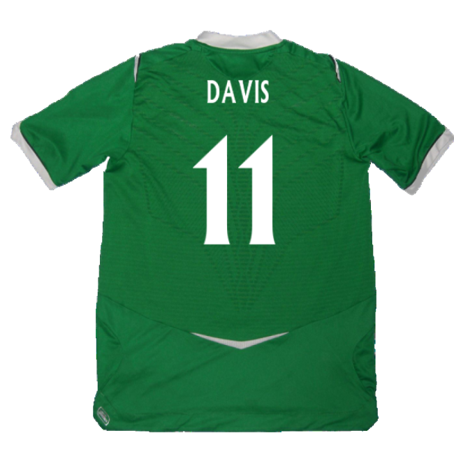 Player Issue Style Ireland Home Player Jersey 2008-2009 (Davis 11)