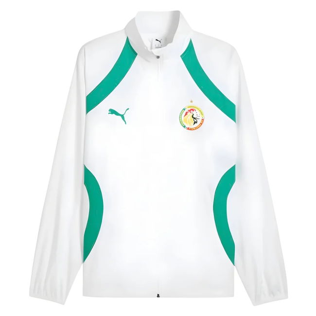 2024-2025 Senegal Prematch Woven Jacket (White)