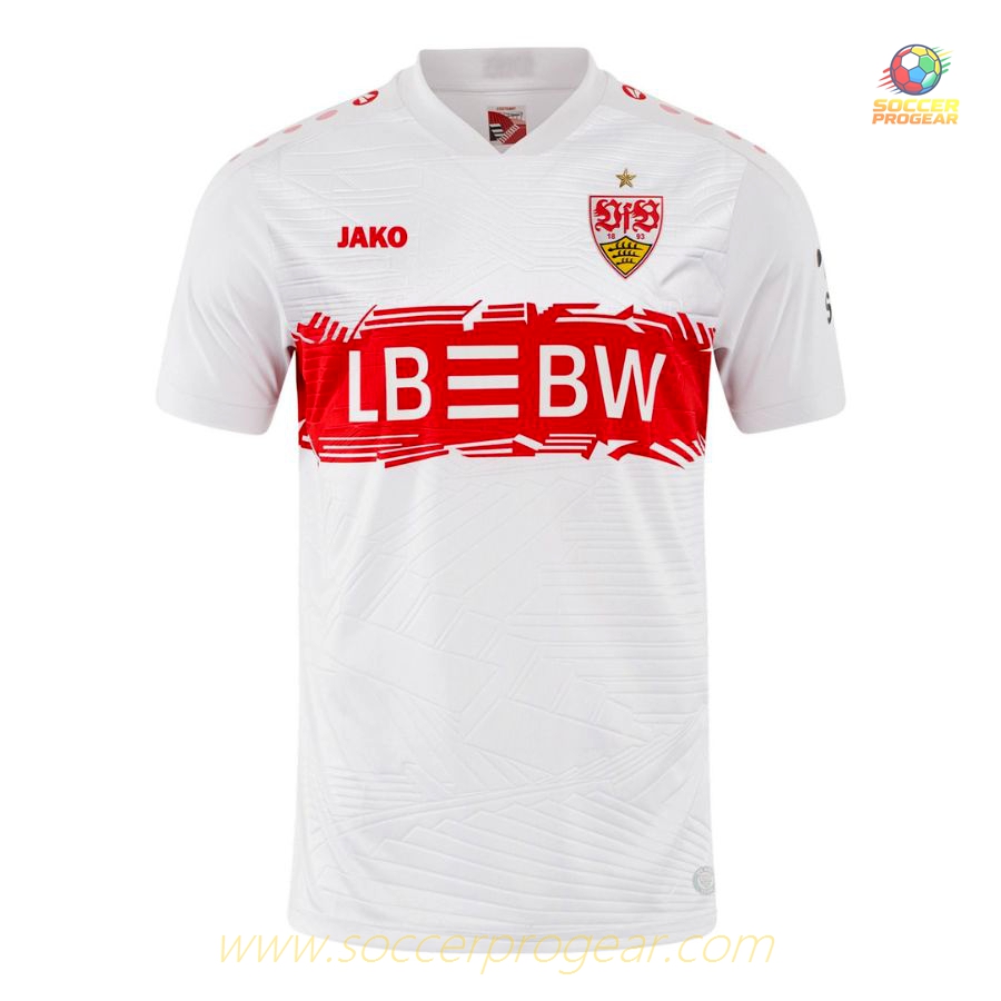 Soccer Team Shirt Stuttgart Home 2025-2026 Season