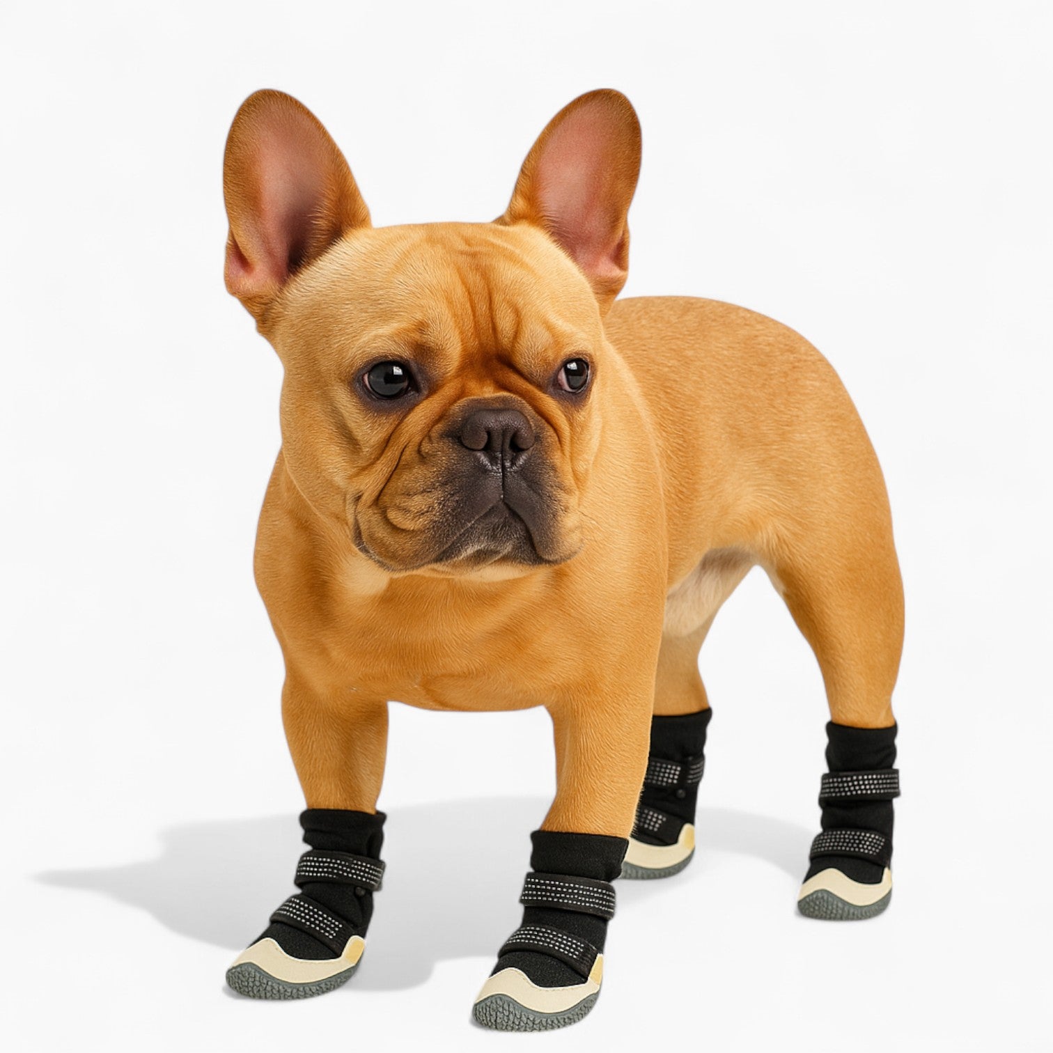 Pet-Lover Pawsafe French Bulldog Shoes – Natural Rubber Anti-slip Paw...