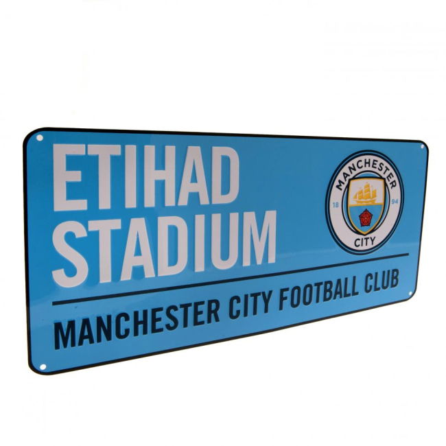 Women's Manchester City FC Colour Street Sign