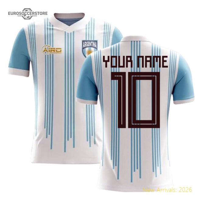 Authentic Football Argentina Jersey - Modern 2025-2026 Fit