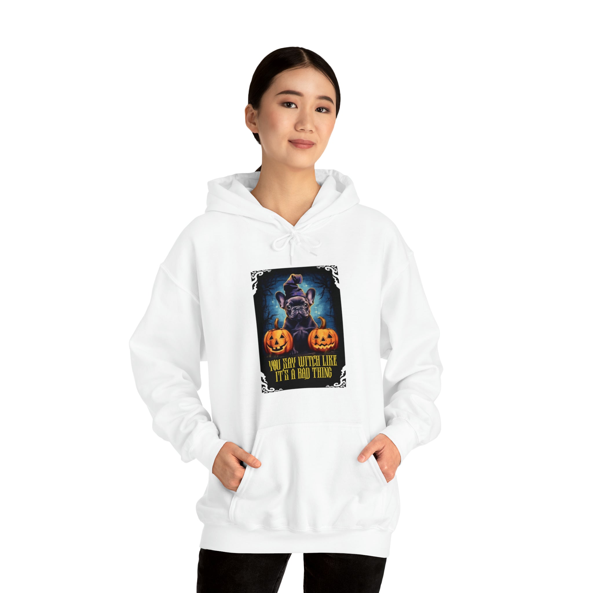 Witch - Frenchie Lover Like Halloween Unisex Hoodie Casual Wear