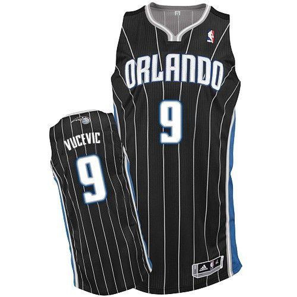 Contemporary Men's Orlando Magic #9 Nikola Black Basketball Jersey