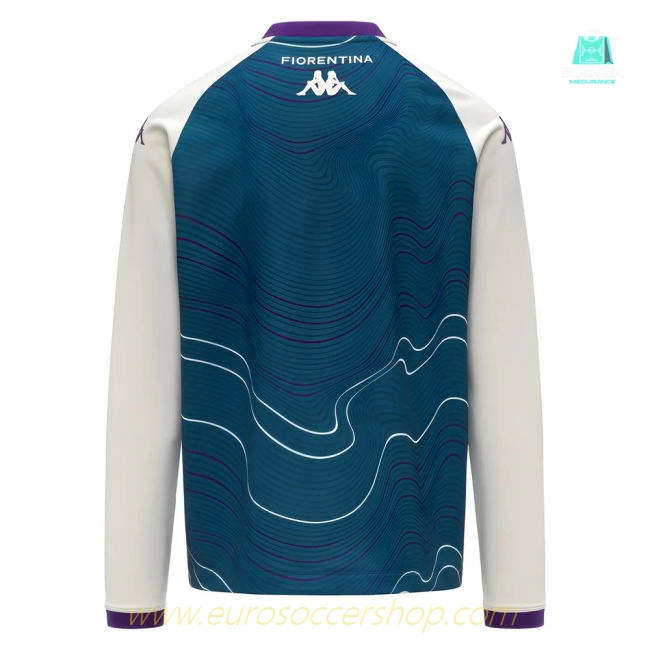 2025-2026 Fiorentina Pre Match Sweat Top (Turquoise)