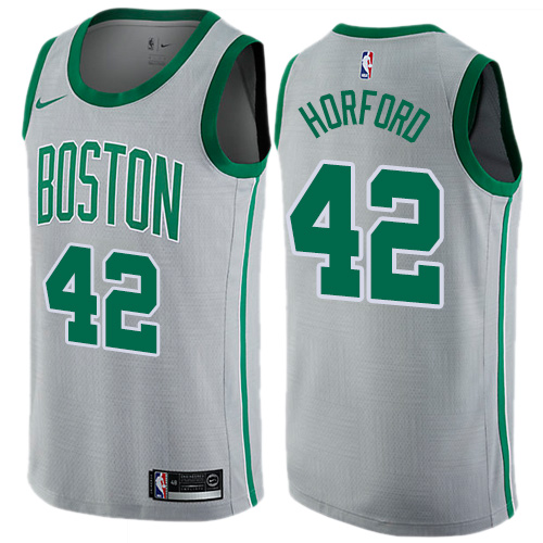 BOS Gray Nike B. Celtics #42 NBA Jersey Premium Quality Game Day Wear