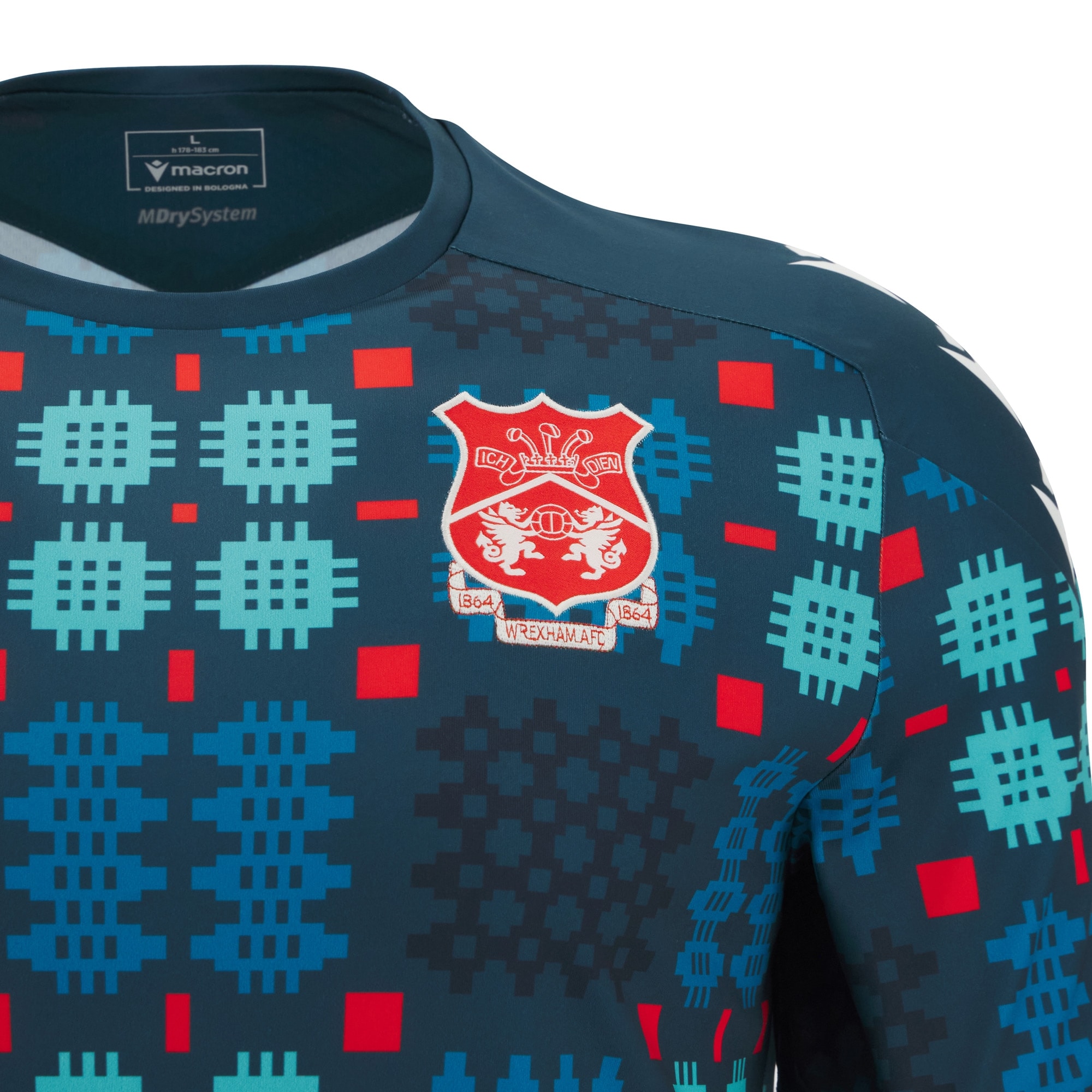 [SJH] Wrexham Warm-Up Jersey Top - Blue