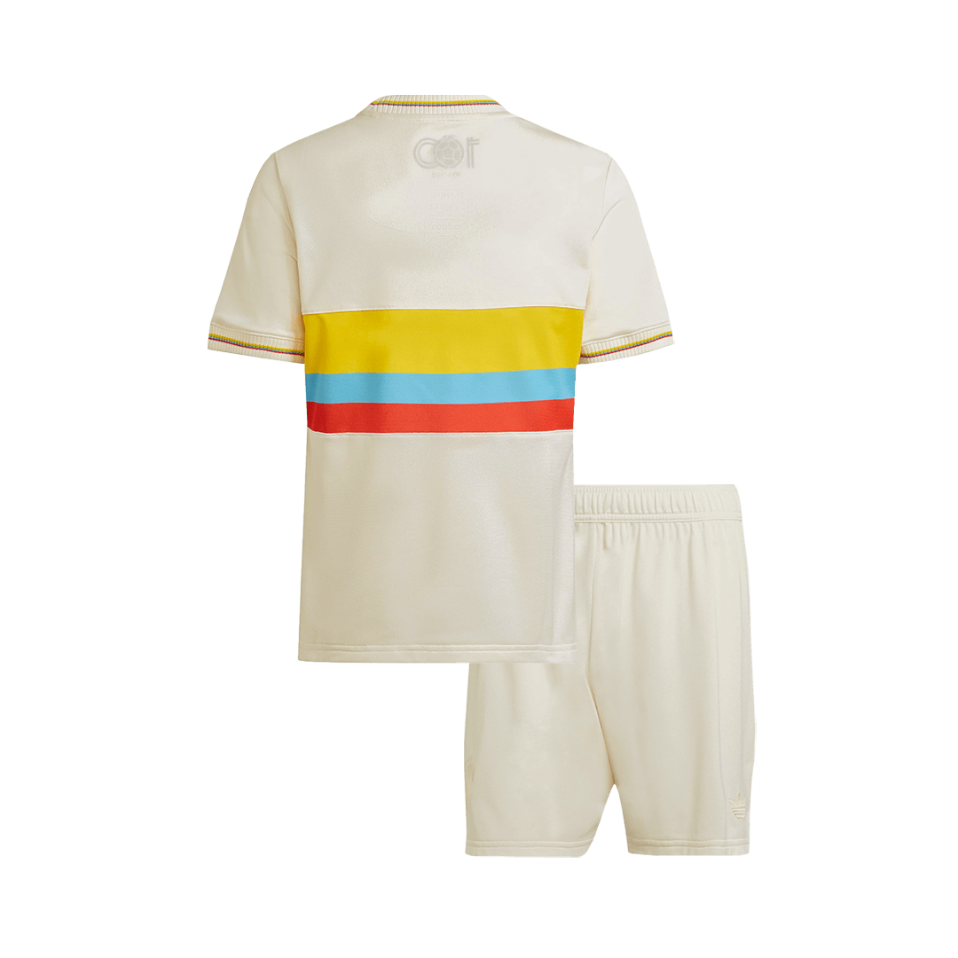 Kid's Colombia Soccer Jersey Kit(Jersey+Shorts) 2024 - 100th Anniversa