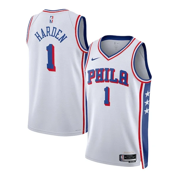 James Harden PHI Swingman Jersey - classic Basketball - White