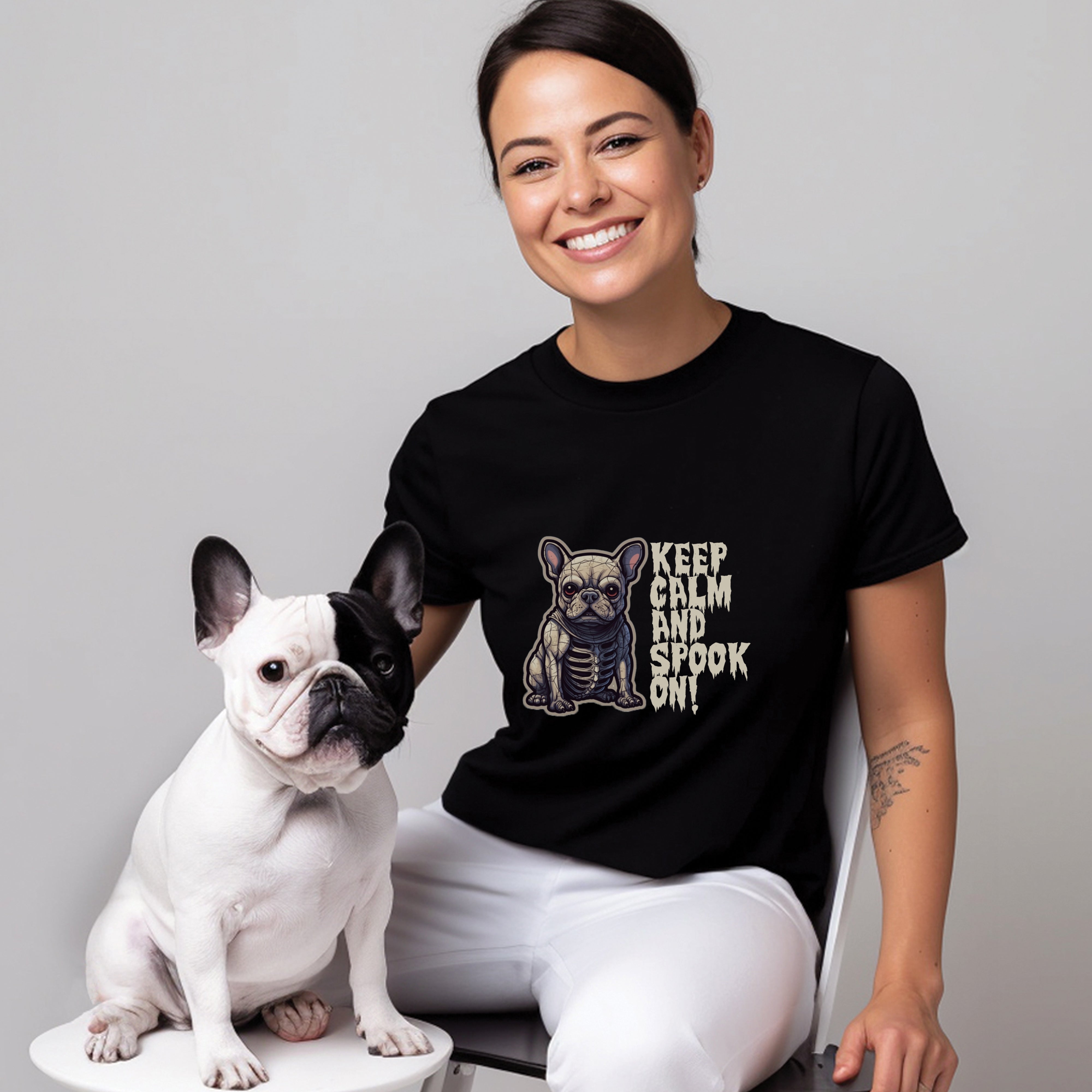 French Bulldog The Spooky Season Unisex T Shirt Comfy Pet Product