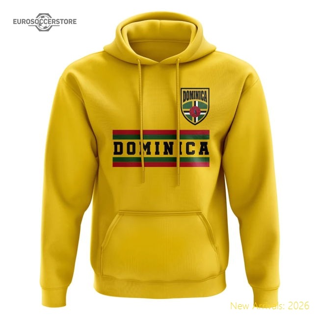 High-quality Dominica Core Football Country Hoody (yellow)