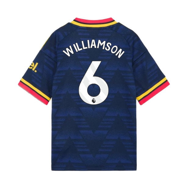 Arsenal Away Shirt (Kids) (Williamson 6) – Kids Away Supporter Jersey (2026/2027)