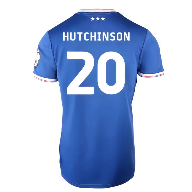 2025-2026 Ipswich Town Home Shirt (Womens) (Hutchinson 20)