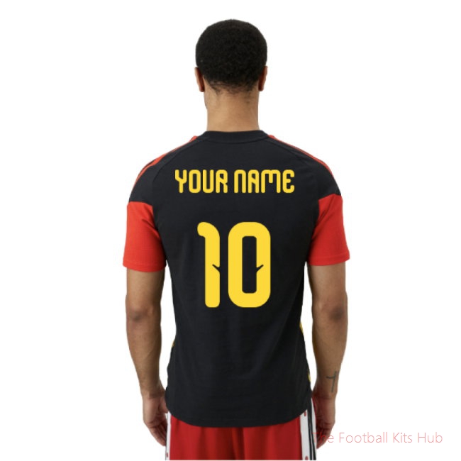 [JED] 2026/27 Belgium Training Tee (Black) (Your Name)