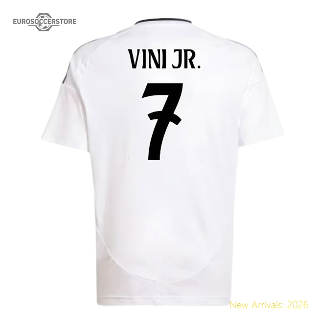 Real Madrid 2024-25 Home Fan Version For Kids Jr. Game Day Jersey