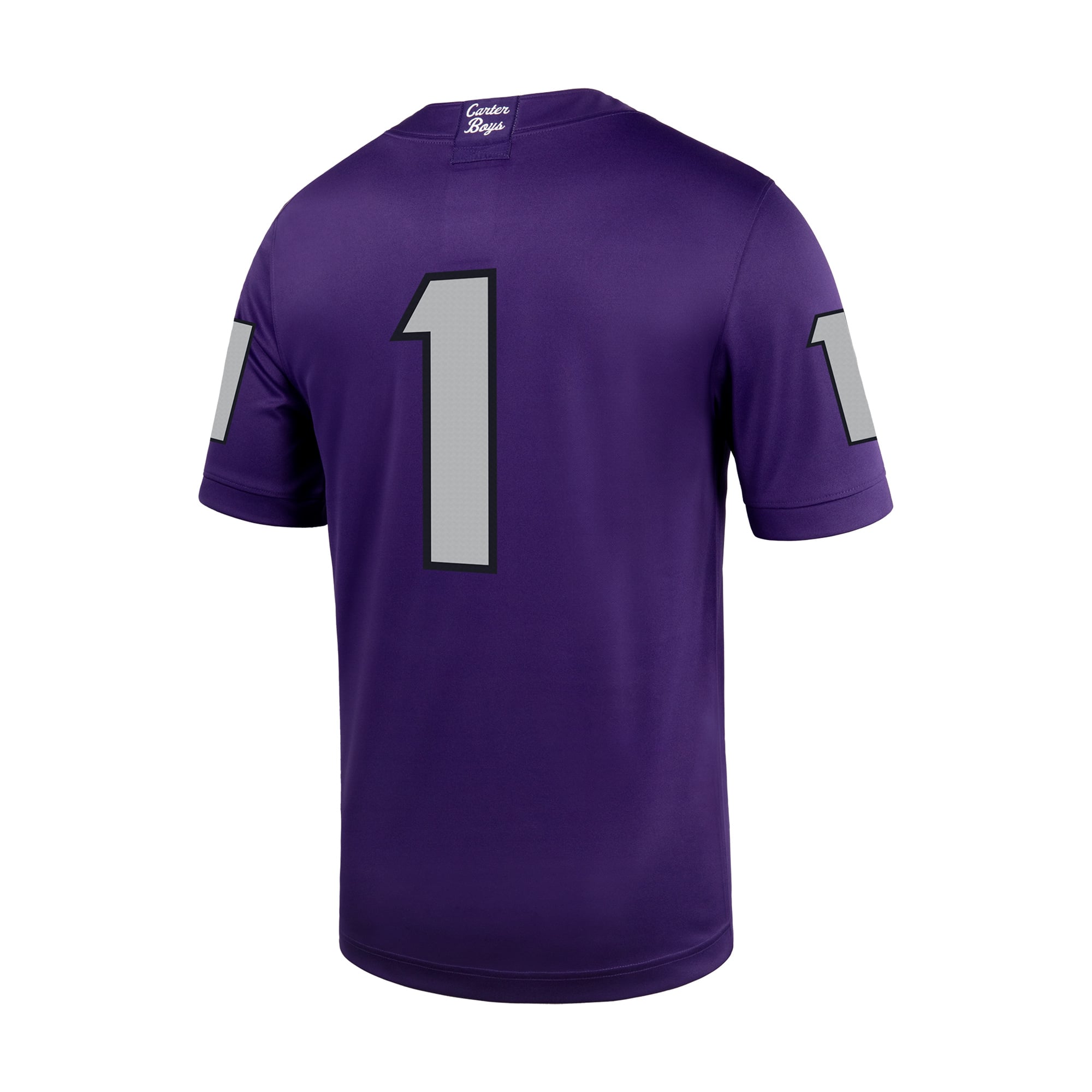 Men's #1 Purple TCU Horned Frogs Football Jersey