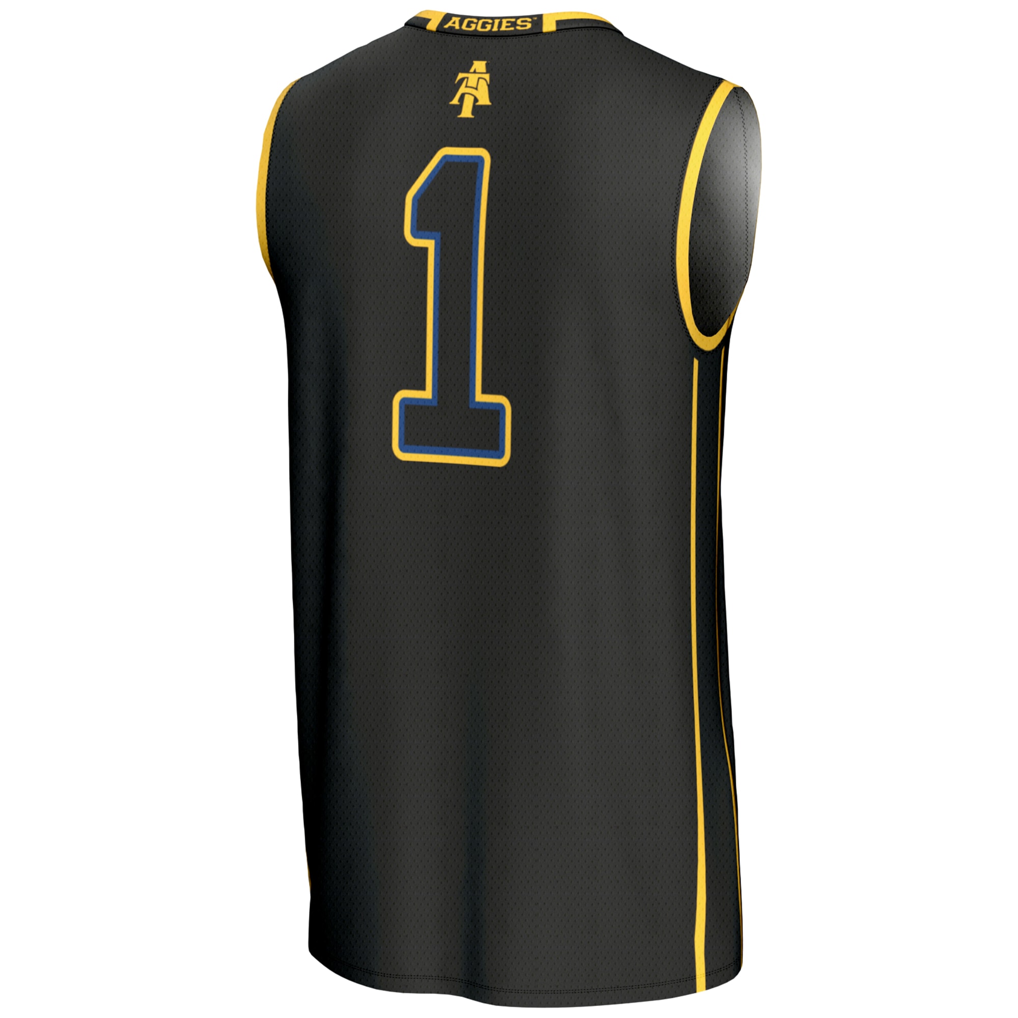 [NJP] North Carolina A&T Aggies GameDay Greats Lightweight Basketball Jersey - Black