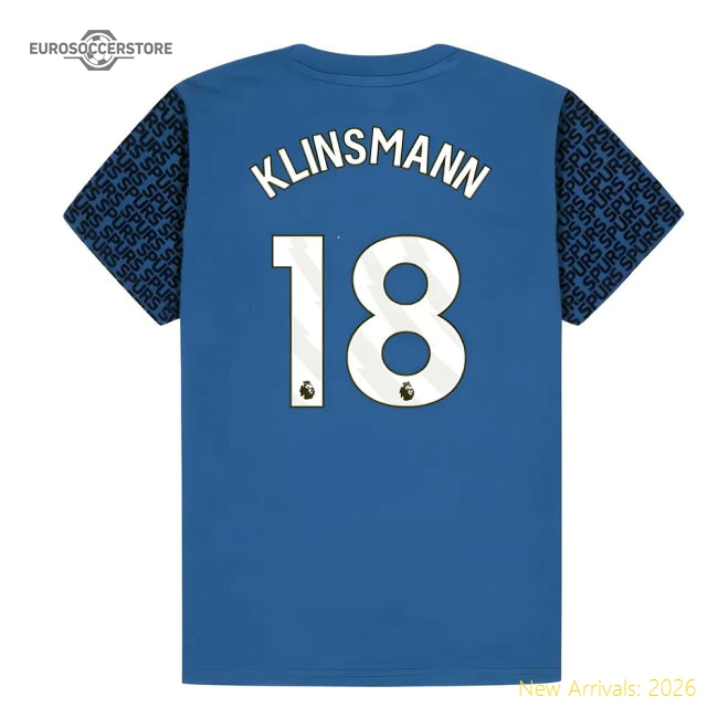 Premium Spurs Hotspur Graphic T-shirt (blue) - Kids (klinsmann 18)