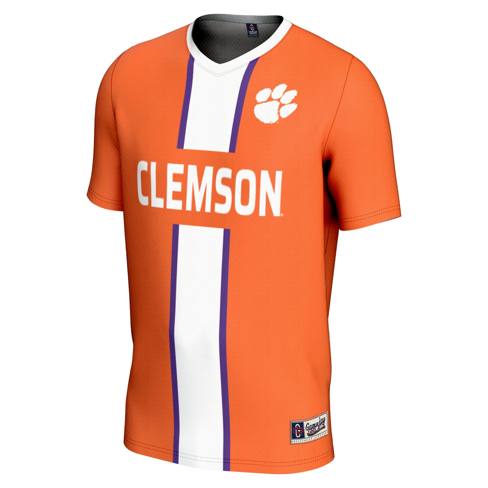 [DDG] Clemson Tigers GameDay Greats Youth Lightweight Pick-A-Player NIL Men's Soccer Jersey - Orange