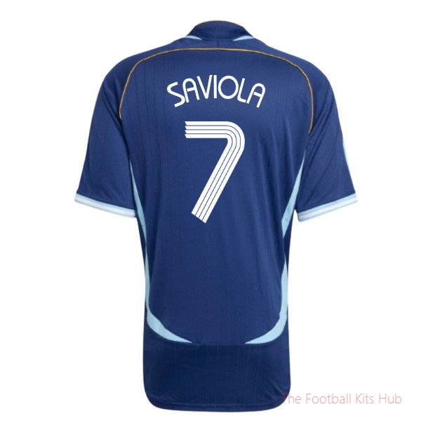 Argentina Away Shirt Saviola #7 2006 Club Jersey Stadium Edition