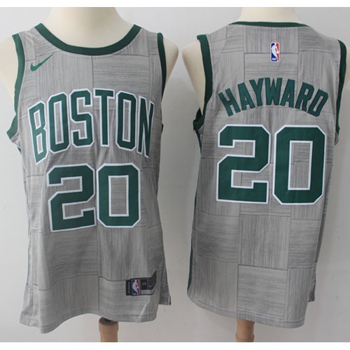 Celtics Gray Boston Celtics #20 Nike Jersey - Great Value Quality