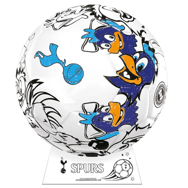 Adult Tottenham Hotspur FC 'Colour In' Mini Football Set