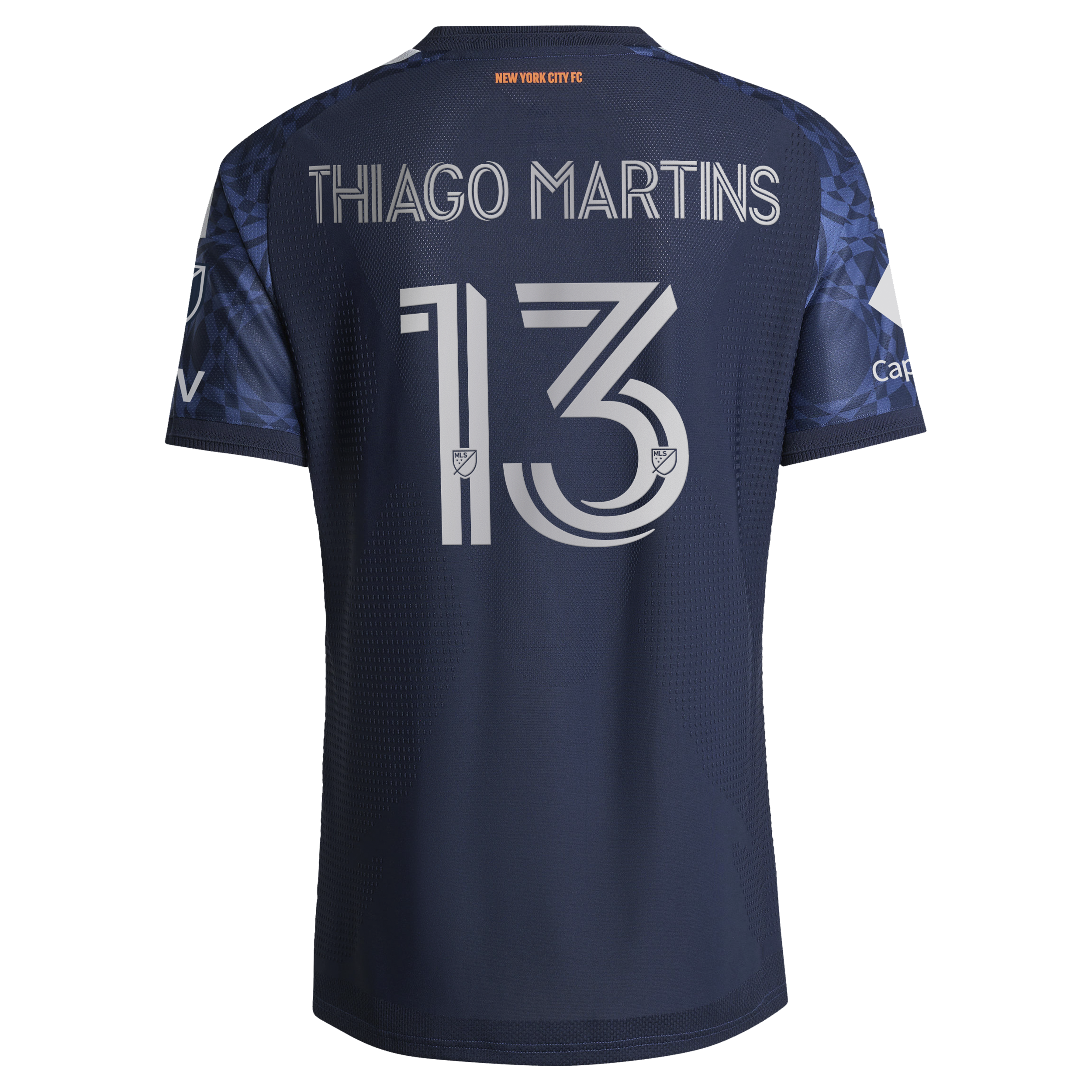 [SJH] Thiago Martins New York City FC 2026 The All Nations Kit On-Field Authentic Patch Jersey - Blue