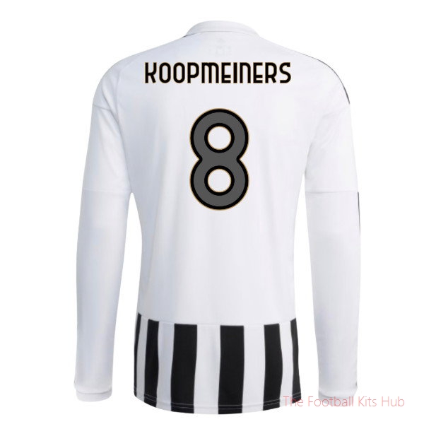Juventus 2026-2027 Long Sleeve Home Shirt (Koopmeiners 8)