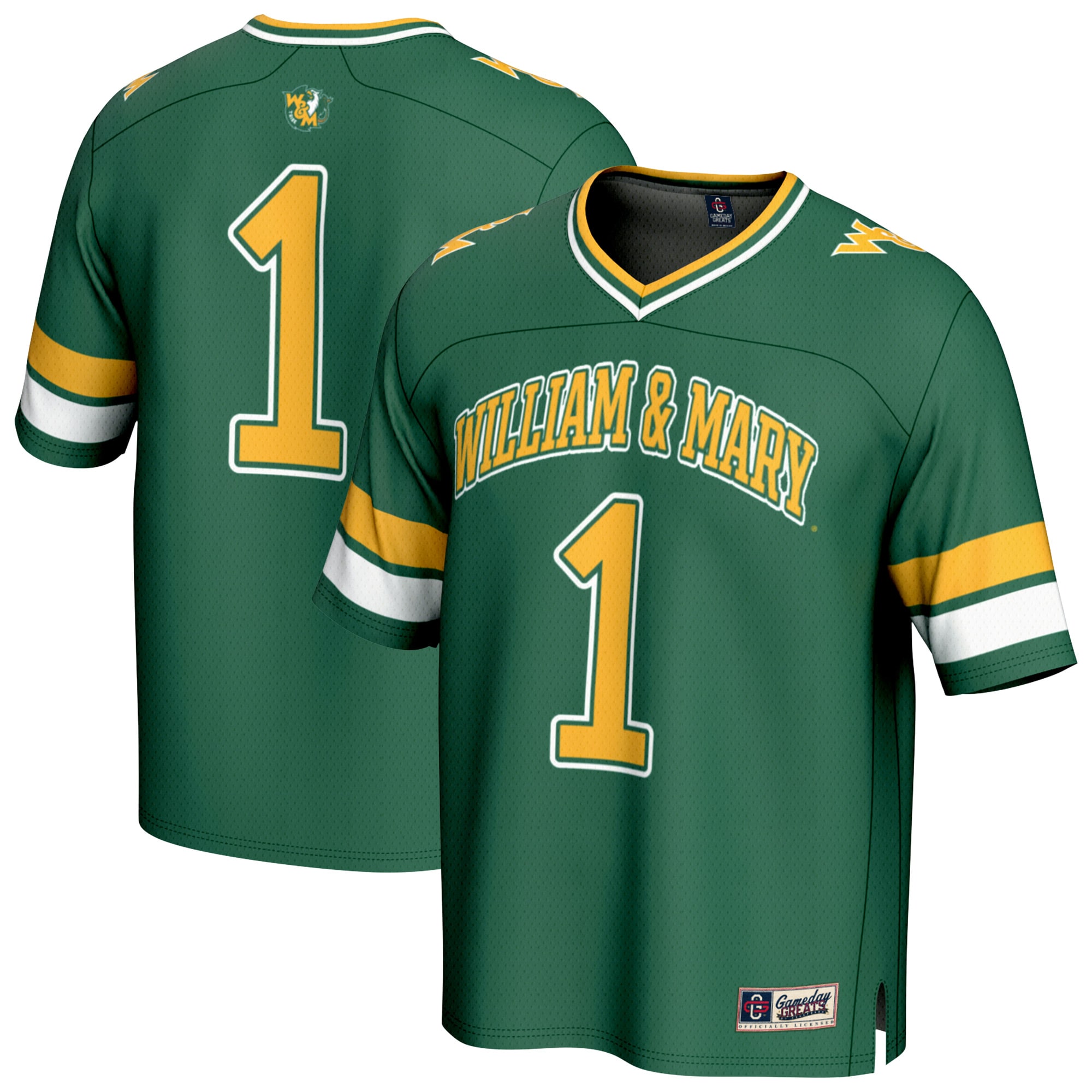 #1 William & Mary Tribe GameDay Greats Youth Collegiate Football Fashion Jersey - Green