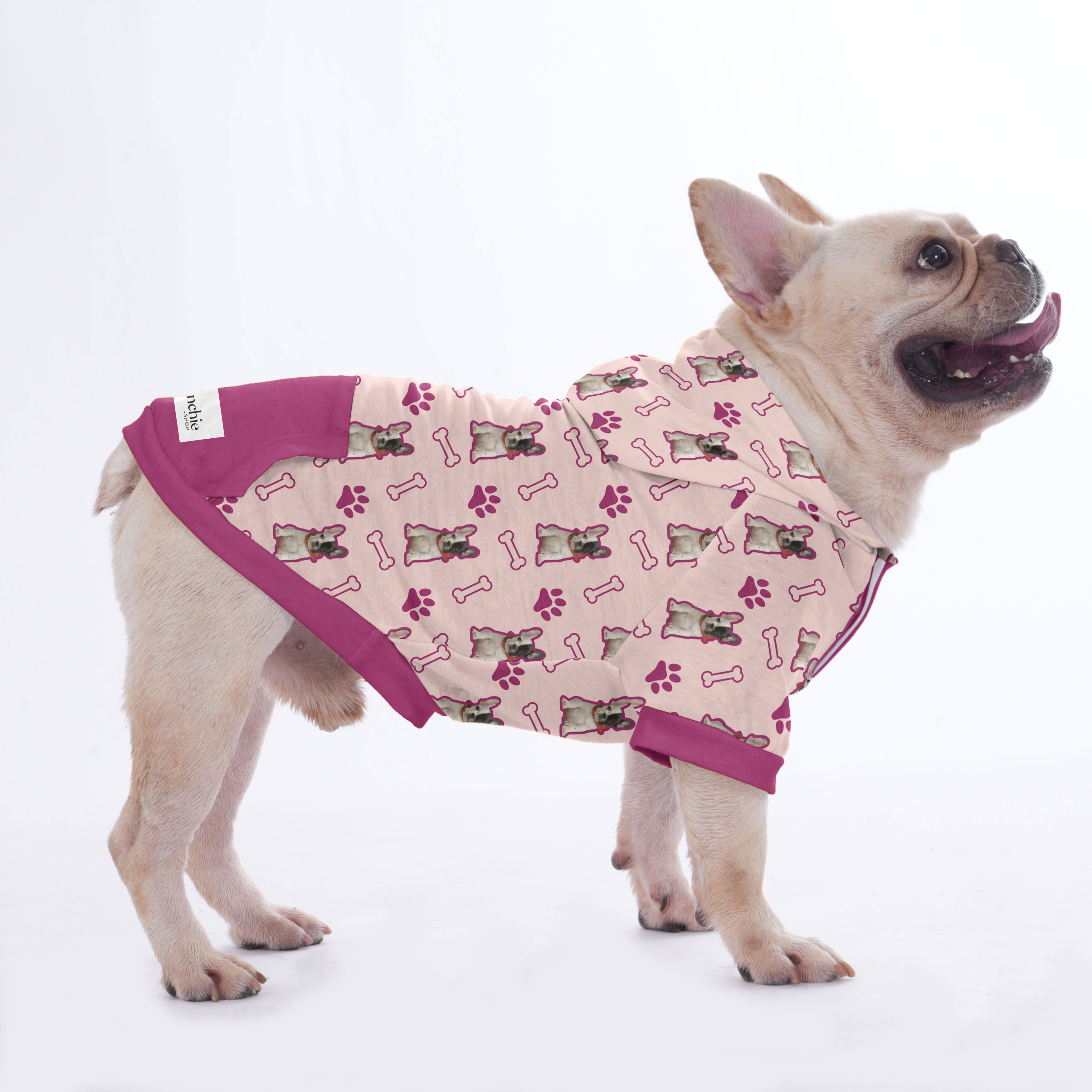 French Bulldog Customized French Bulldog Hoodies With Your Dog’s Image