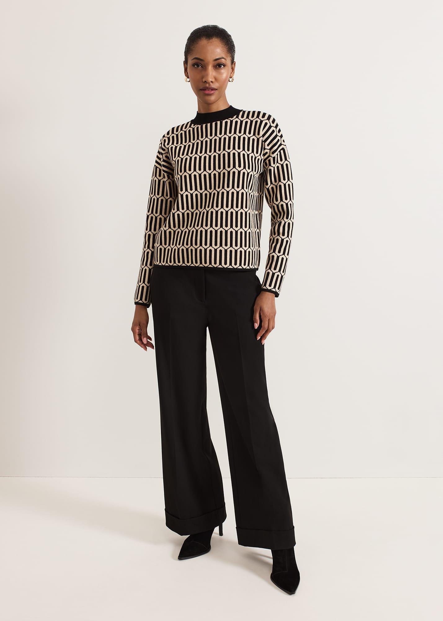 Tanya Shimmer Geo Jumper