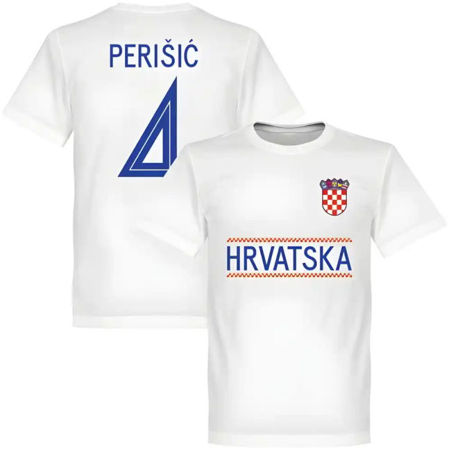 Premium Croatia Ivan Perisic Official Athletic Kit Tournament National