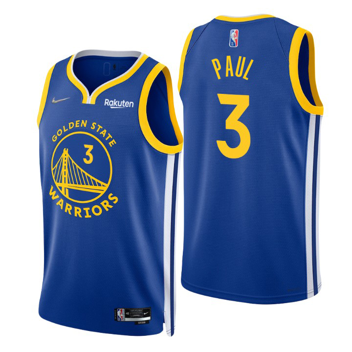 GSW Nike C. Paul #3 NBA Jersey Basketball Jersey NBA Fan Apparel