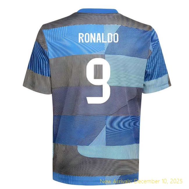 2025-2026 RM Shirt - Match Day Edition - Durable (Ronaldo 9) - Blue...
