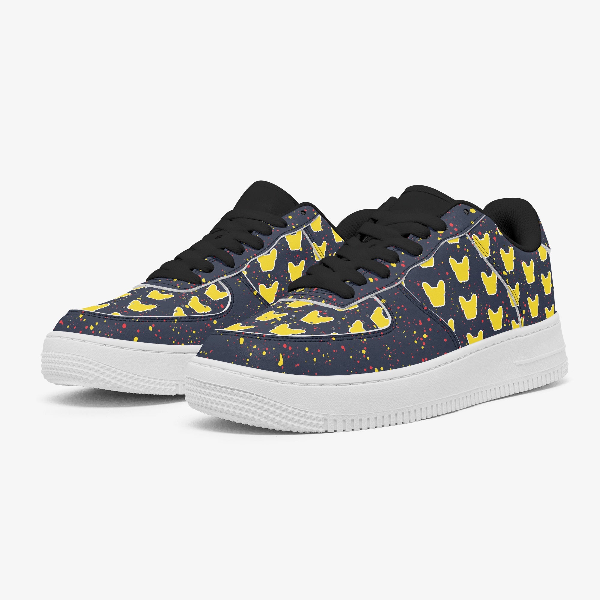 Stylish Smoky - Low-top Leather Sneakers for Everyday Wear Stylish