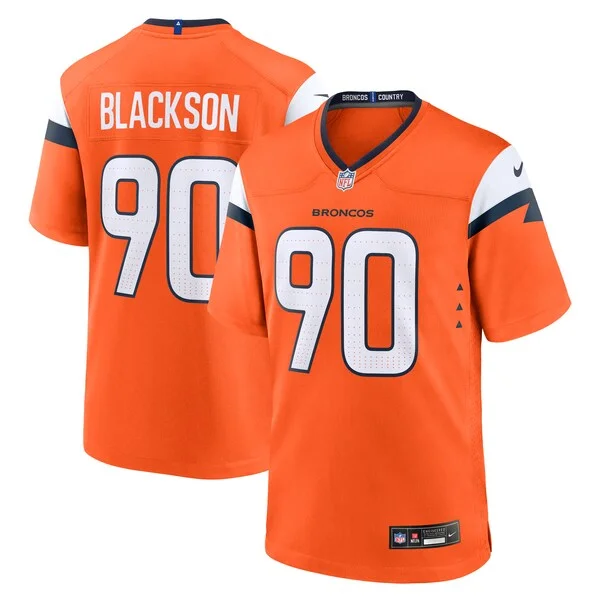 None Game NFL Jersey - Orange | Top-Grade Football Apparel | NFL Footb