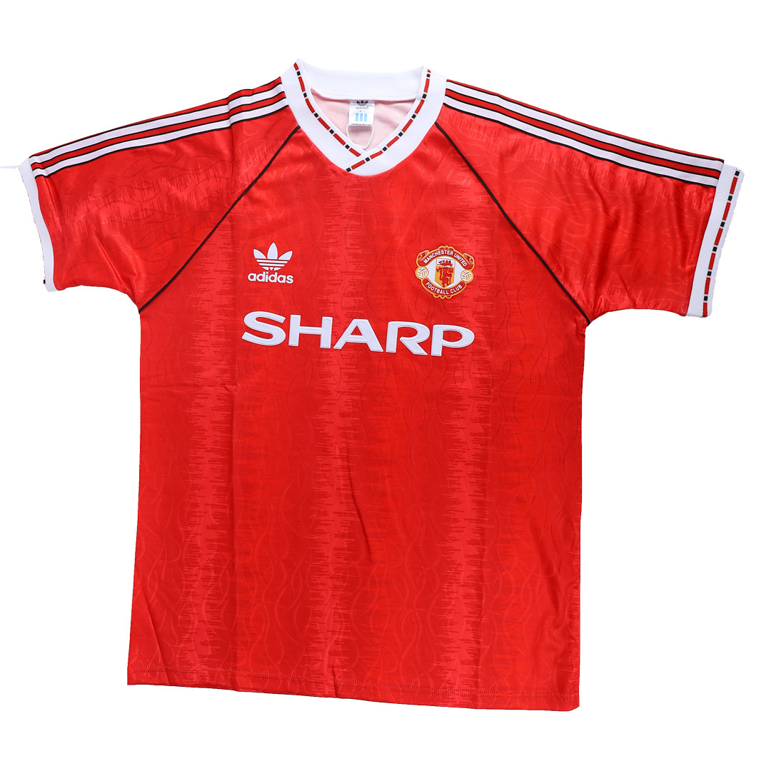 Performance Driven Man Utd 90-92 MANCHESTER UNITED HOME RED RETRO