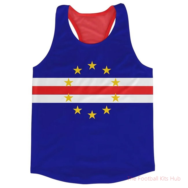 Men Cape Verde Flag Running Vest