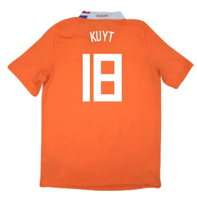 Holland 2008-10 Home Shirt ((Excellent) M) (Kuyt 18) Premium