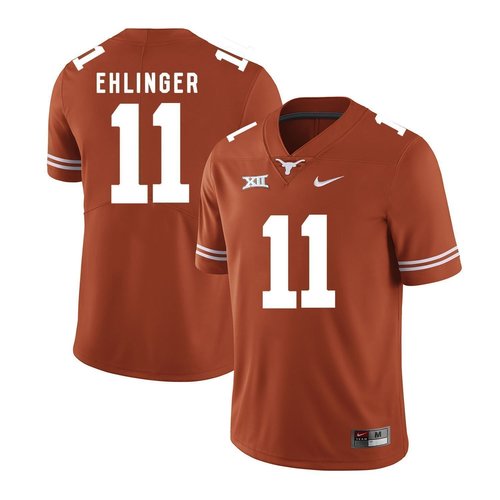 Men's Texas UT Orange 2024 premium Sam Ehlinger #11 moisture wicking