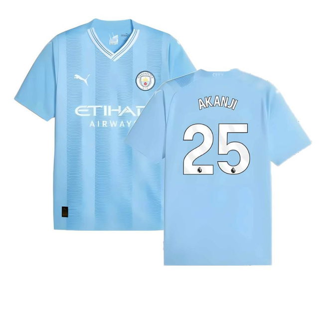 2023-2024 Man City Shirt (AKANJI 25) (AKANJI 25) | Player Issue